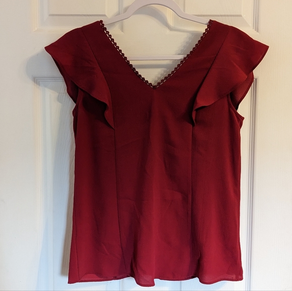 Reitmans Red Blouse XSmall - Picture 5 of 5